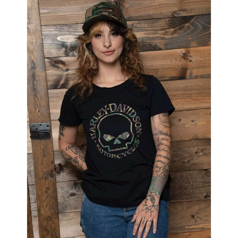 Womens Willy G Camo Dealer Tee - 3XL