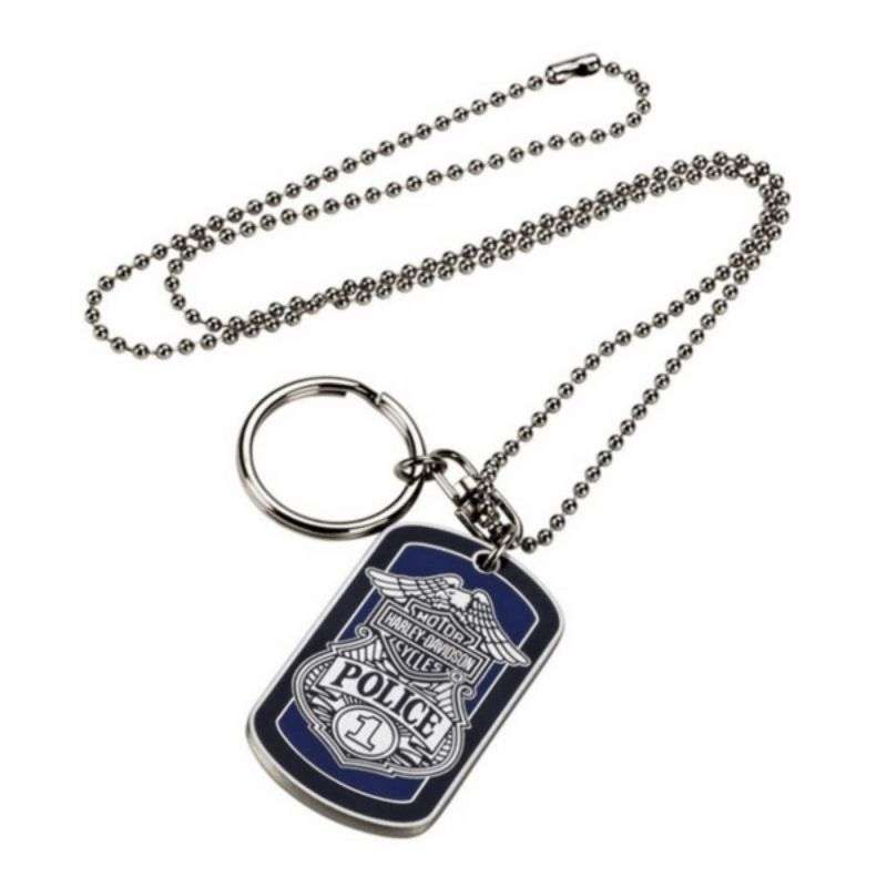 Police To Protect And Serve Dog Tag Necklace/Key Chain