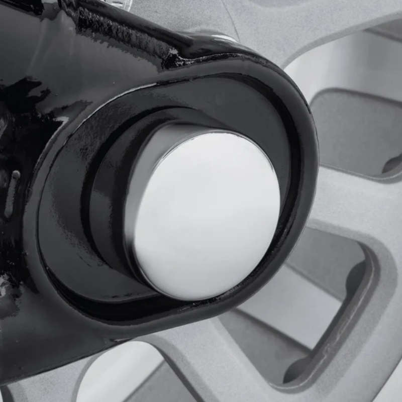 Rear Axle Nut Covers - Chrome