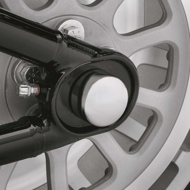 Rear Axle Nut Covers - Chrome