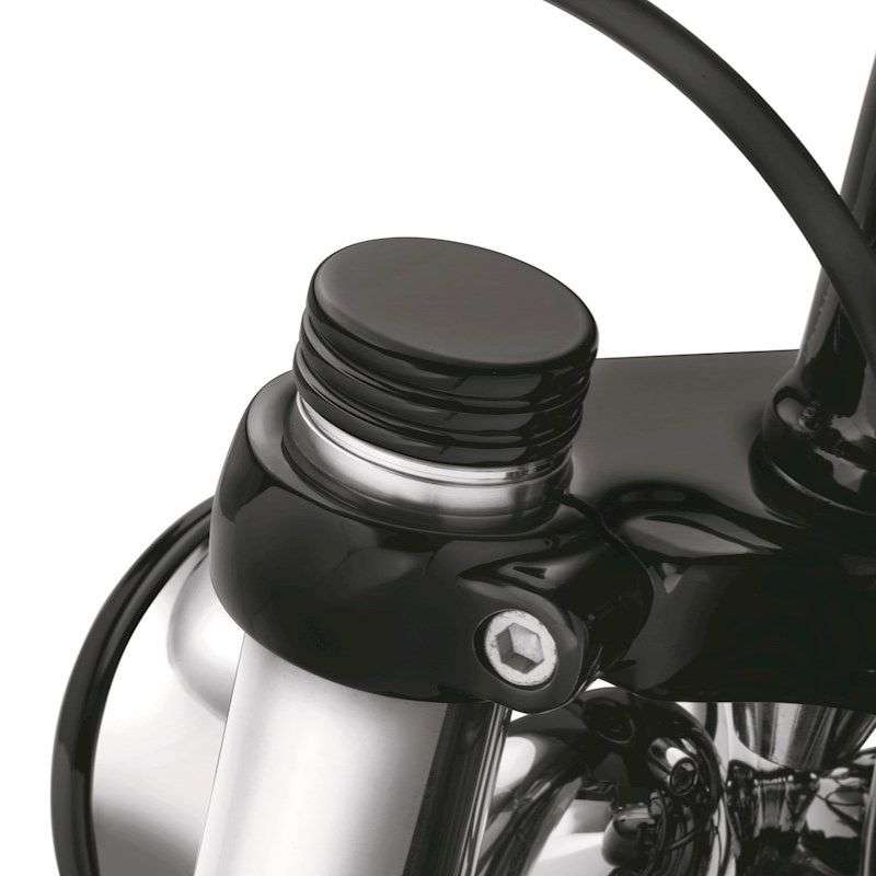Gloss Black Upper Fork Nut Covers