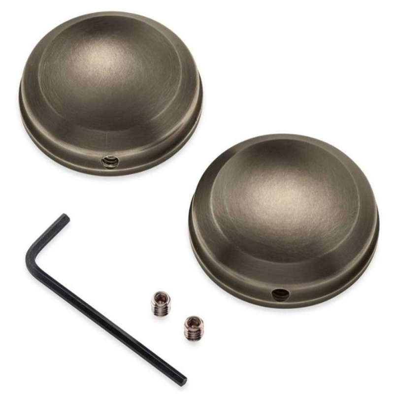 Brass Upper Fork Stem Covers - Two Piece Cover Kit
