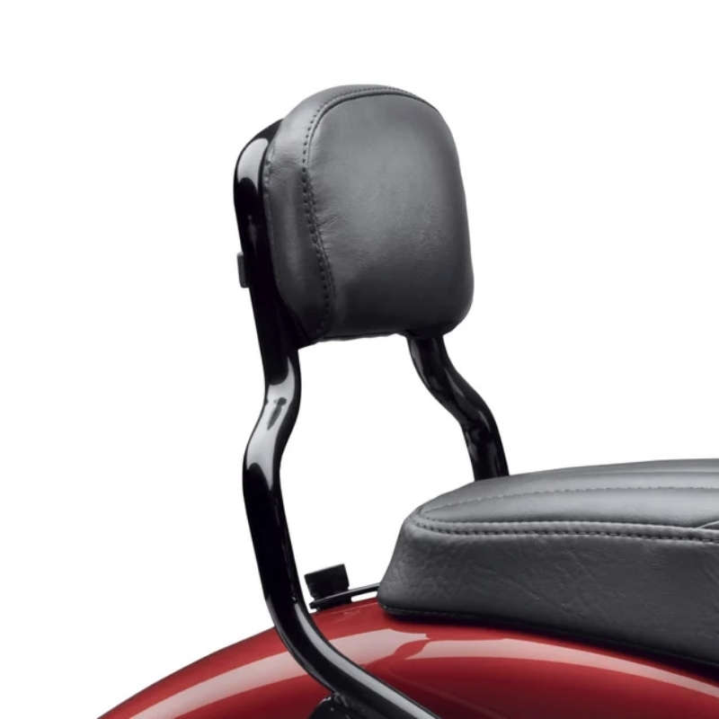 Passenger Backrest Pad - Compact - Smooth Black Vinyl