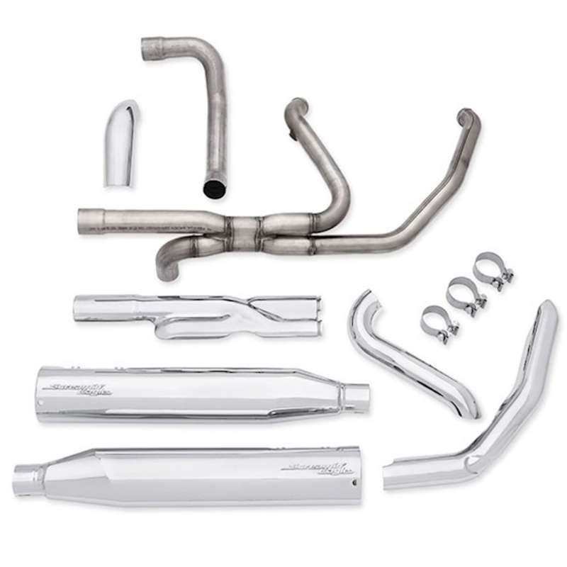 Screamin' Eagle® High-Flow Exhaust System With Street Cannon Mufflers - Chrome