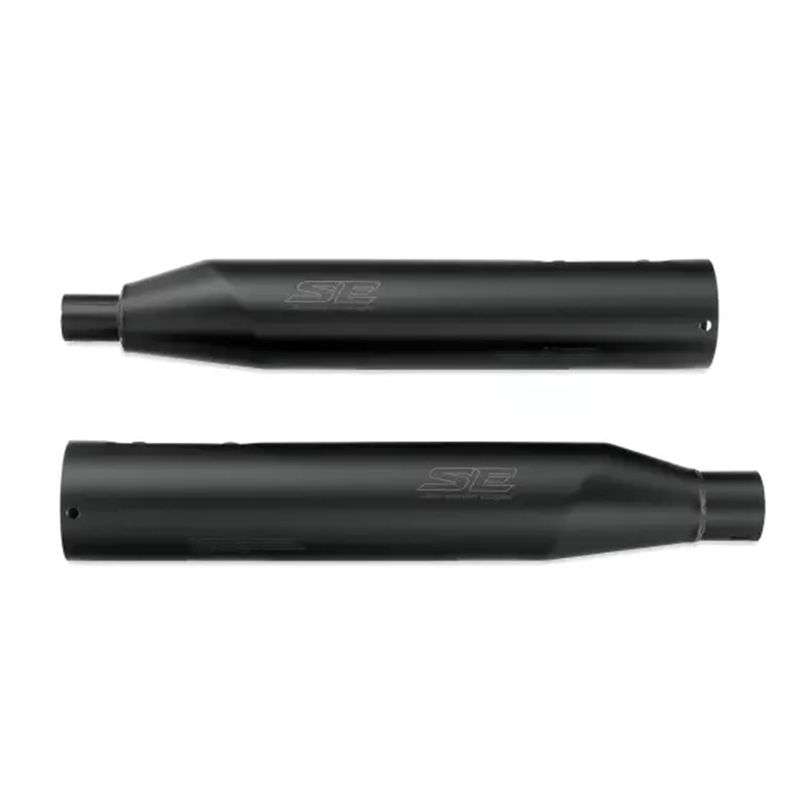 Screamin Eagle Street Cannon Slip-On Mufflers 4.5 Ece Satin Black