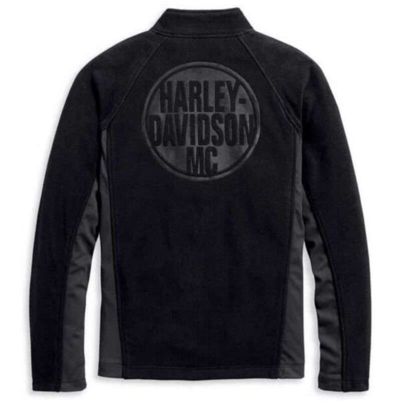 Mens Circle Logo B&S Fleece Activewear Jacket - XL