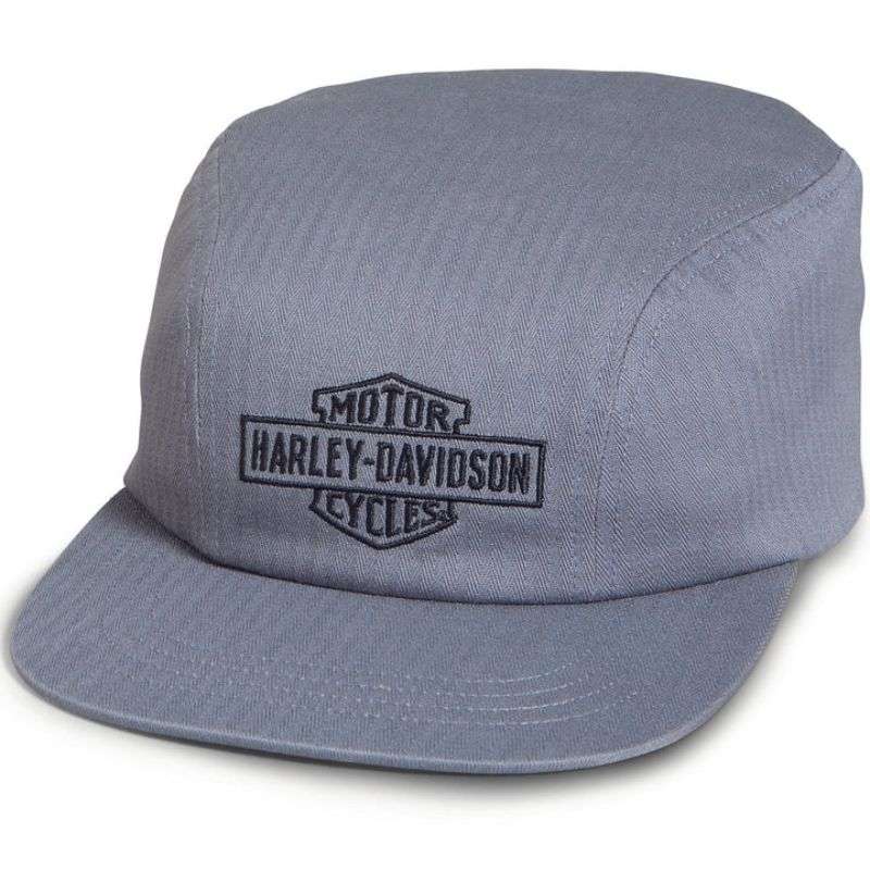 Mens Bar & Shield Adjustable Mechanic Cap