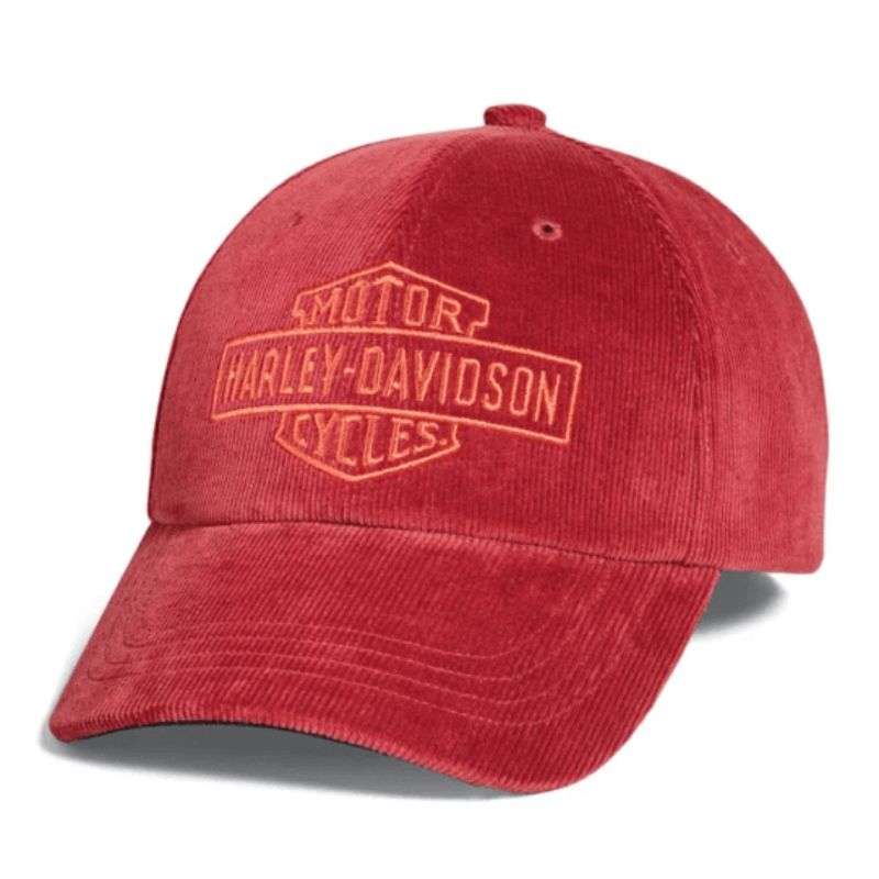 Mens Bar & Shield Corduroy Cap