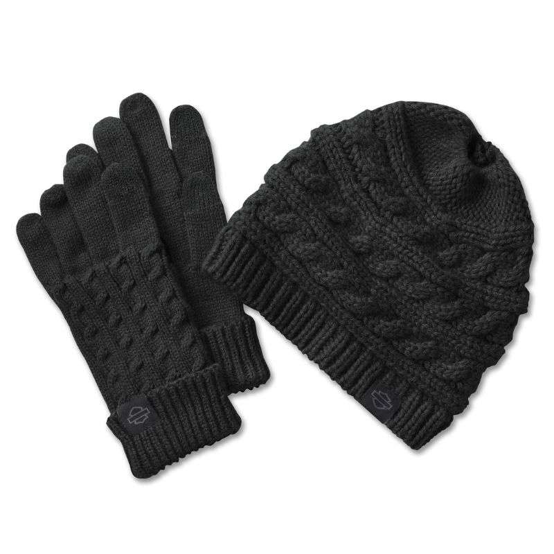 Womens Ponytail Beanie Gift Set