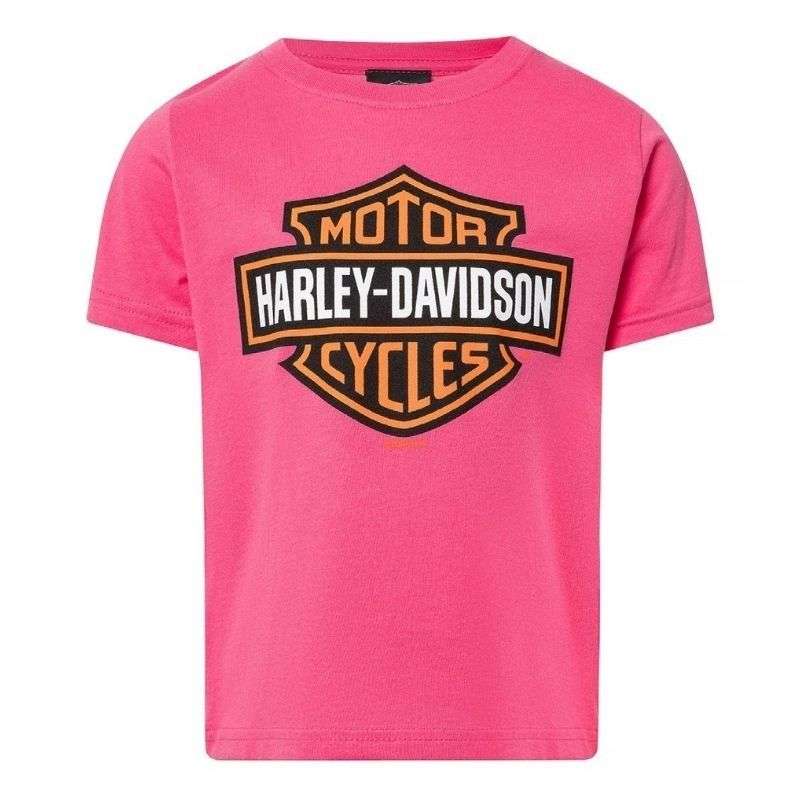 Bar & Shield Pink Youth - L