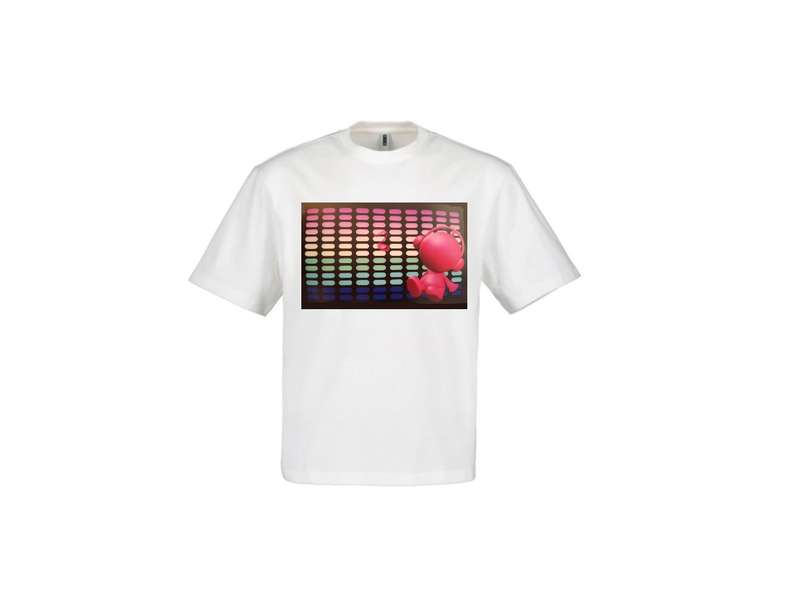 EL Panel Tshirts: Sound activated LED Light up Tshirt | Android Music Bot - XXXL, Black