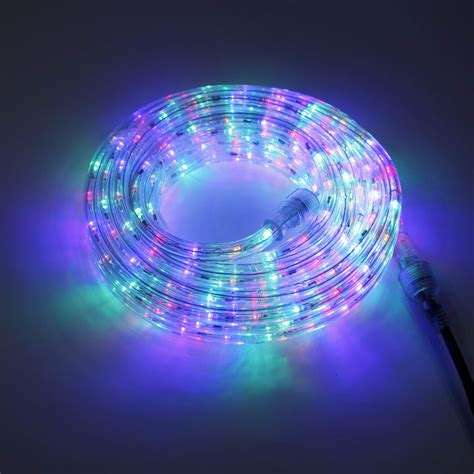 Multicolour Rope Lights Water Resistant Outdoor Indoor 10m