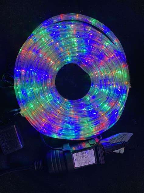 Multicolour Rope Lights Water Resistant Outdoor Indoor 10m