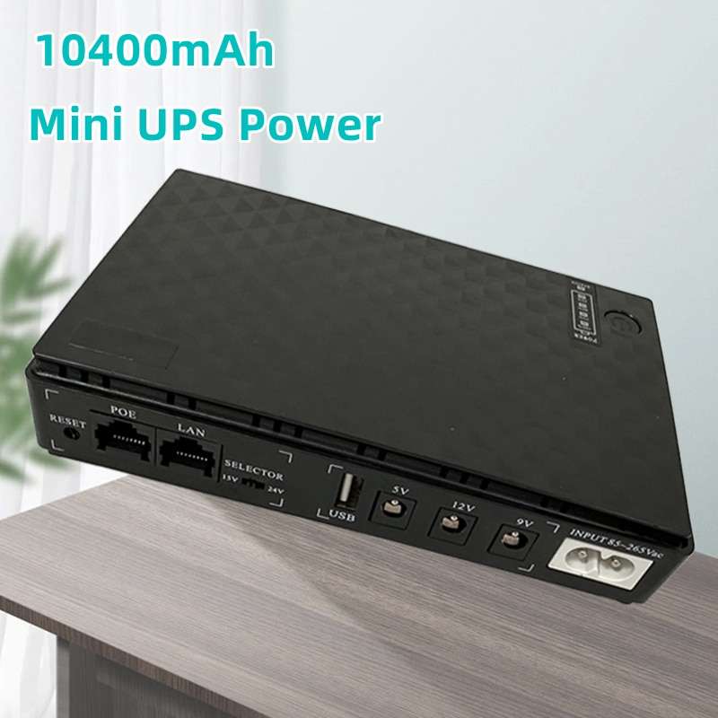 Portable Power Mini UPS 10400mAh Output