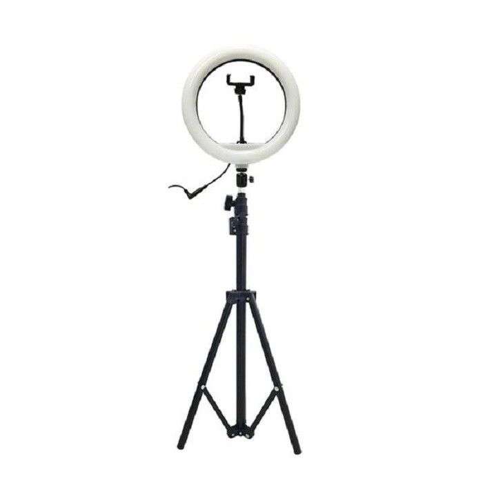 Multicolour RGB LED Ring Light Dimmable Selfie Ring Light 33cm