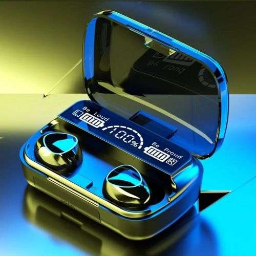 M10 TWS Wireless Bluetooth Earbuds with LED Display Charge Case