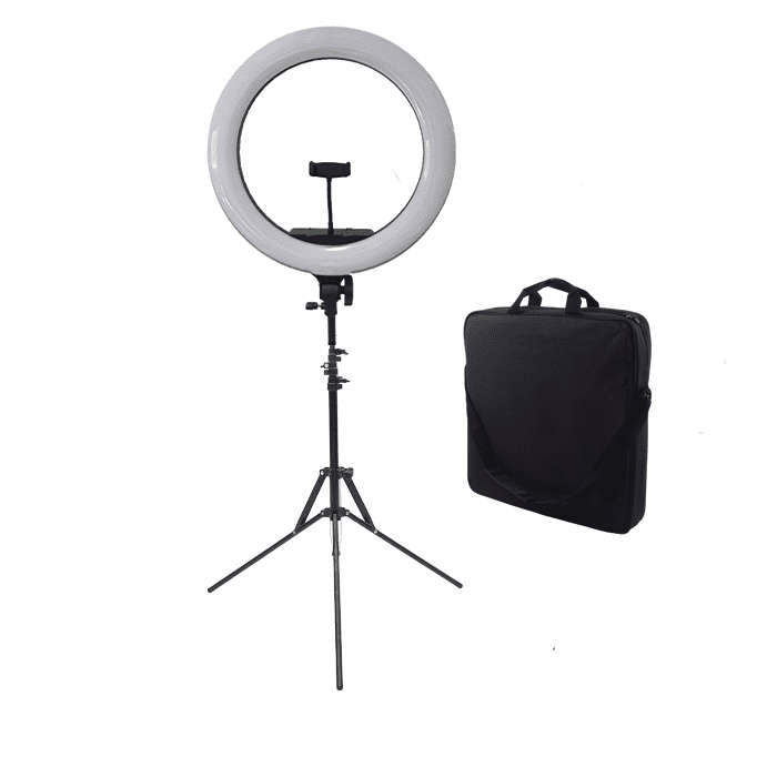 LED Dimmable Ring Light 18 Inch With Stand and Carry Bag | UNBOXED
