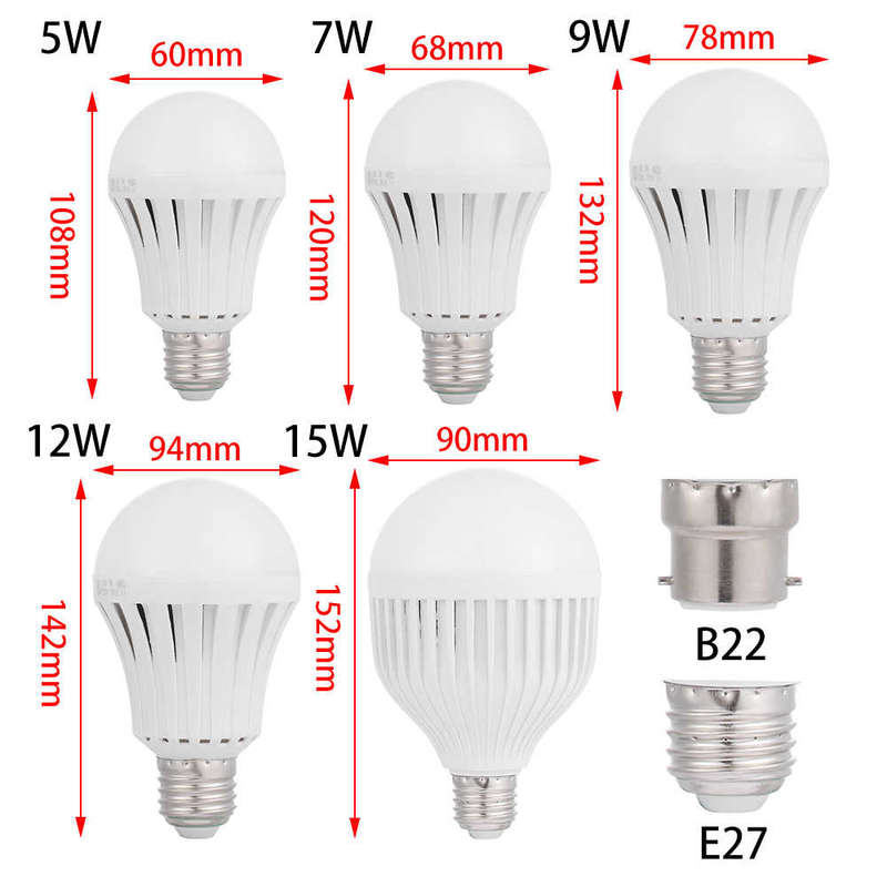 The LED Light Up Store Intelligent 5W Rechargeable LED Bulb - Bayonet