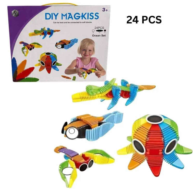 DIY MAG-KISS Tactile learning toy