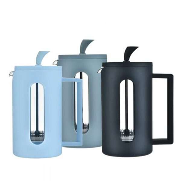 Regent Milano Coffee Plunger With Grey Plastic Frame (600ML)