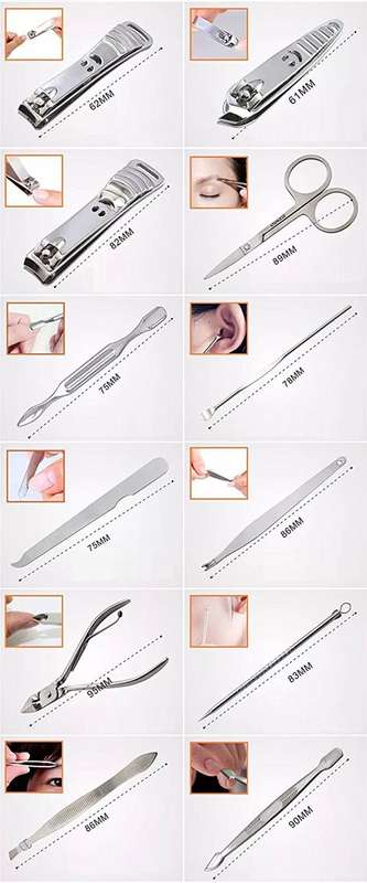 Nail Clipper Set 12 Piece