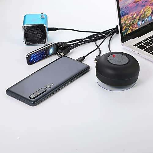 Universal 10 in 1 Multi USB Cable Car Charger for Mobile Phone | Black