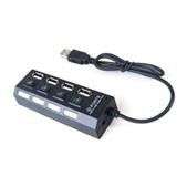 4 Port USB 2.0 Individual Switch Hub
