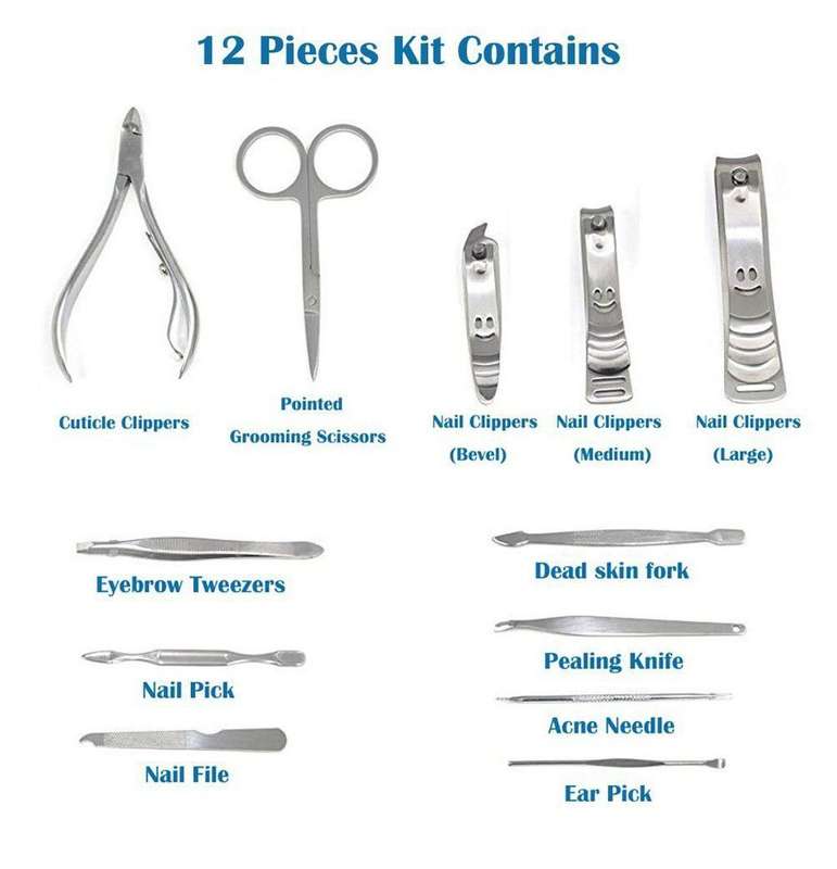 Nail Clipper Set 12 Piece