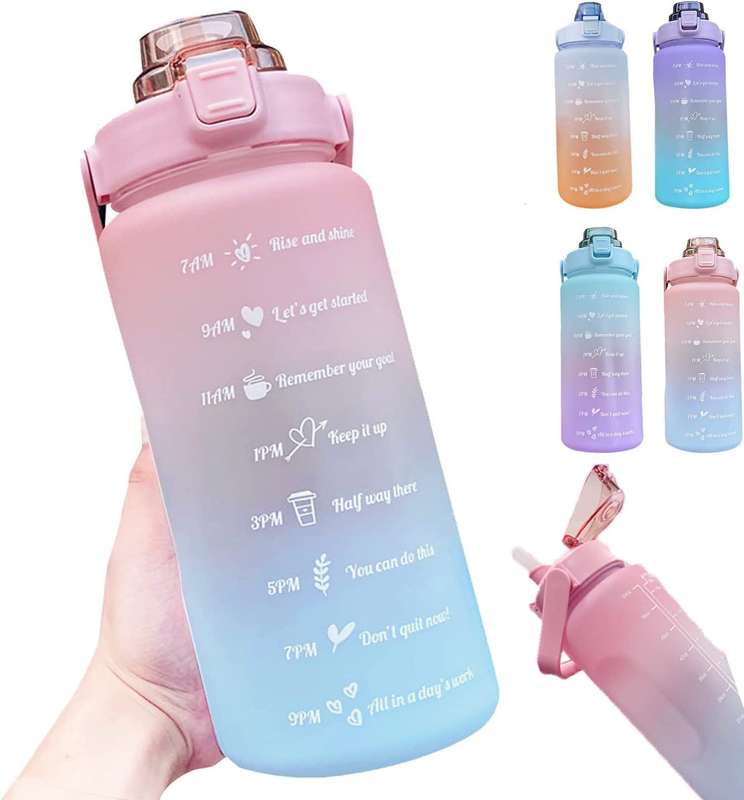 Sports water bottle 2L
