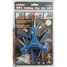 9 Piece Folding Hex Key Set - SDY-94096