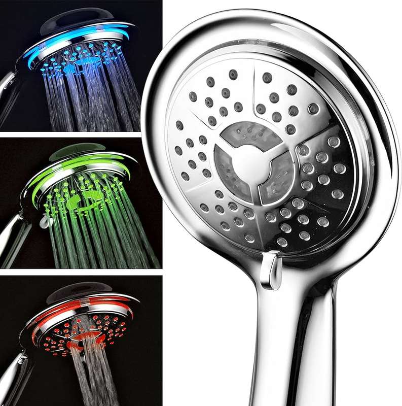 LED handheld shower head