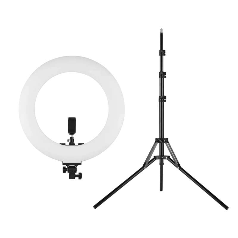 ATTTW-14 Inch Ring Light with 210cm Tripod For Live /Makeup/Studio