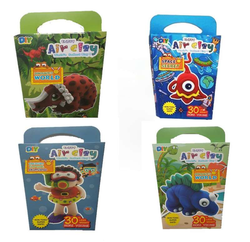 Non-toxic Air dry clay for Kids SHARE PACK (includes 4 boxes of clay)