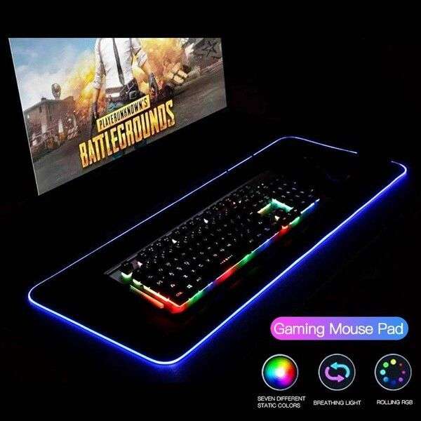 Anti-Slip Illuminated LED RGB Gaming Mousepad
