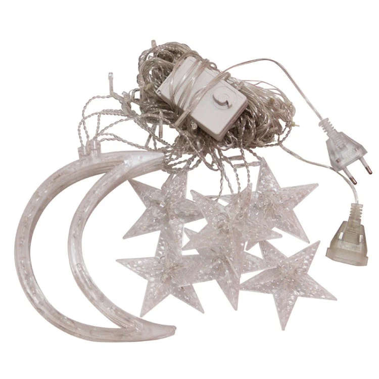 Curtain String Lights | 6 Moon 6 Star 3.5m Plug-In