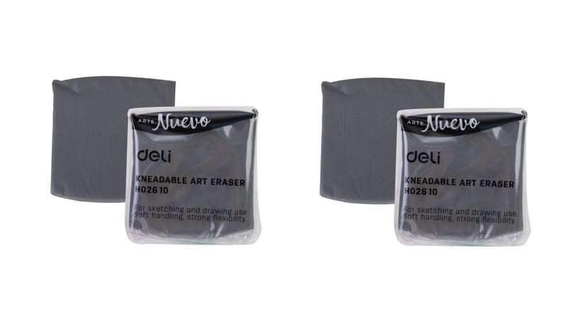 Arte Nuevo Kneadable Art Eraser by DELI | 2 pack