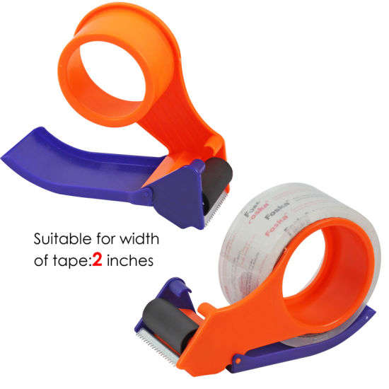 Packing Tape Dispenser with packing tape | 3 pack dispenser with 3 rolls of tape