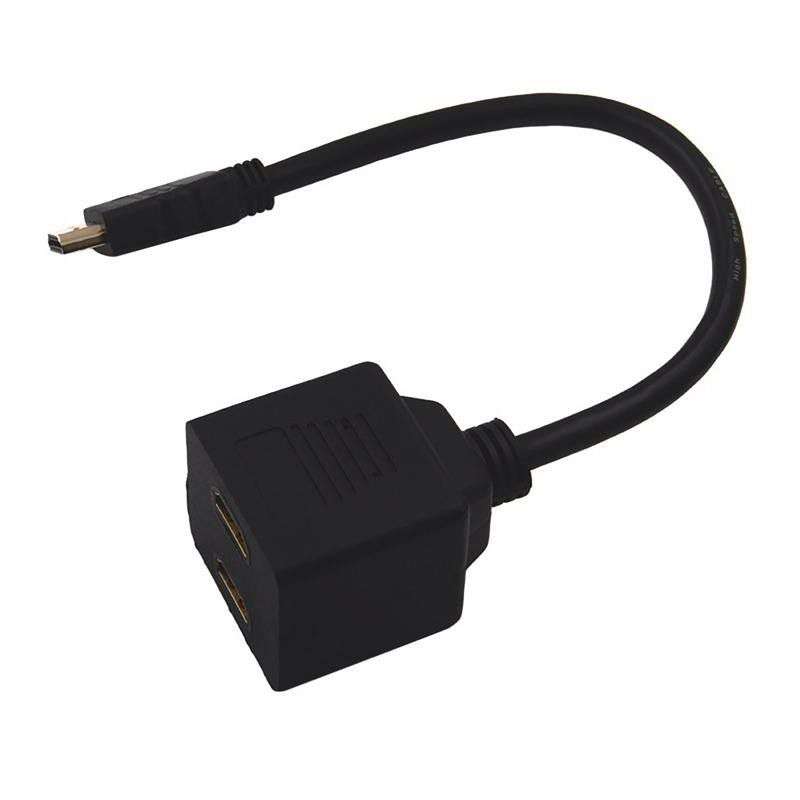 HDMI Splitter 1 Input to 2 Output Male to 2 x Female