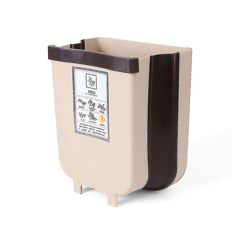Space Saving Mini collapsible plastic bin for kitchen and bathroom use | 9L