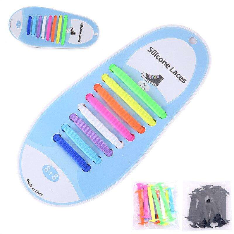 Killerdeals Kids Elastic Lazy No -Tie Speed Silicone Laces - Pink