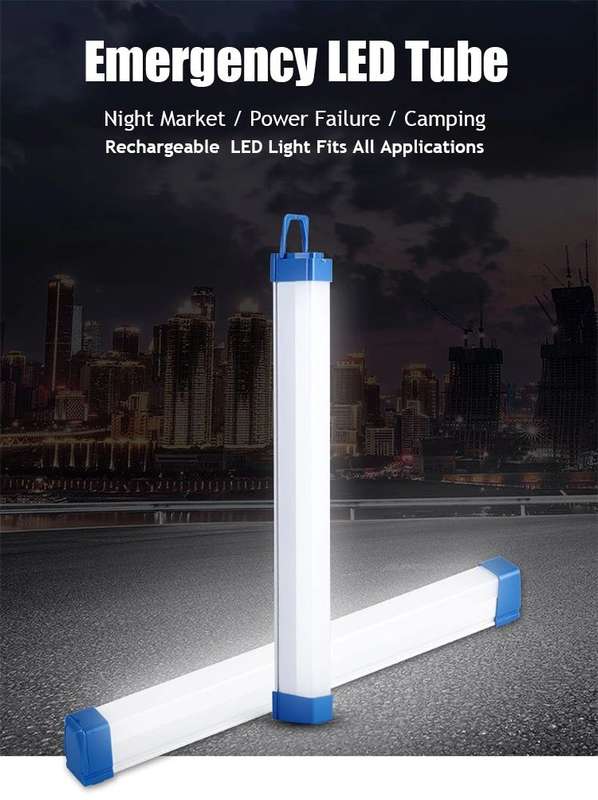 USB Rechargeable 3 Pack Multifunction LED Tube Light 10cm