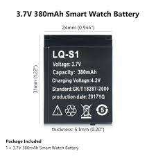 Replacement Battery for Smart Watch GT08, DZ09, A1, V8 & X6