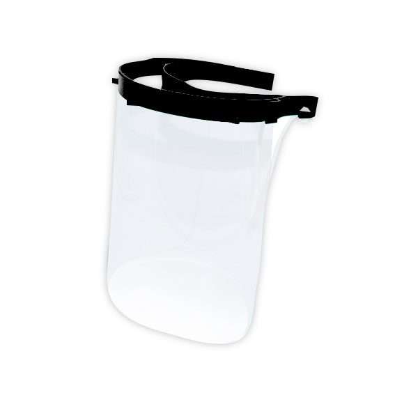 Face Shield - Re-usable Safety Visor - One Size Fits All 5 pack