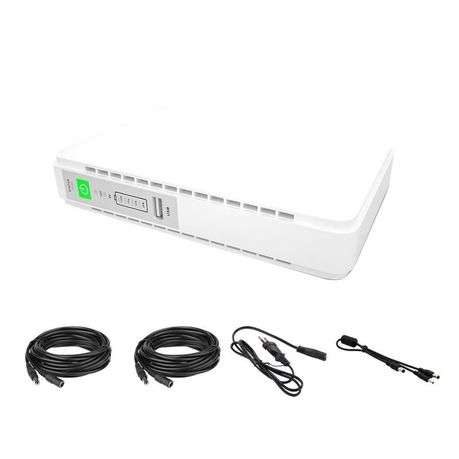 Portable Power Mini DC UPS 8800mAh- Output | with additional 2m cables