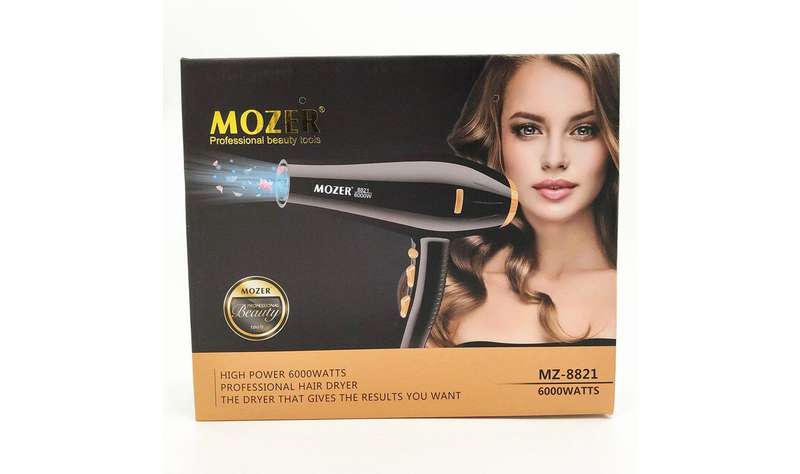 Mozer Gold and Black Home Edition Hair Dryer 6000W