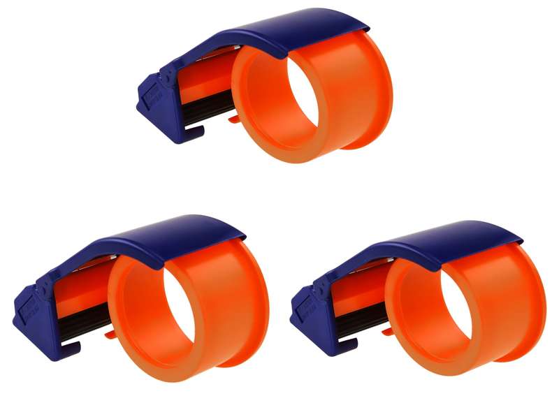 Packing Tape Dispenser with packing tape | 3 pack dispenser with 3 rolls of tape