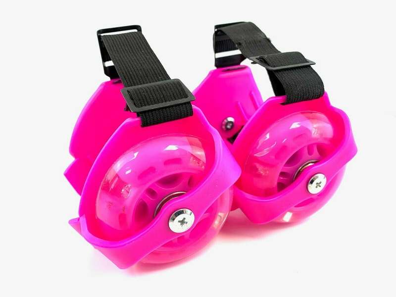 Clip on Heelie Wheelies with LEDs - various colours