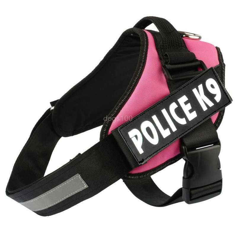 Police K9 Dog Camo Adjustable Vest/Harness - Large Breed