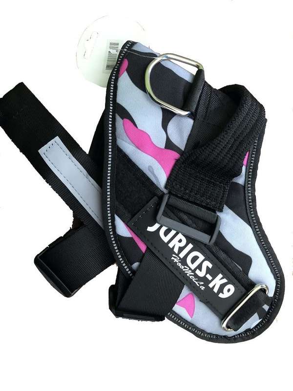 Police K9 Dog Camo Adjustable Vest/Harness - Large Breed
