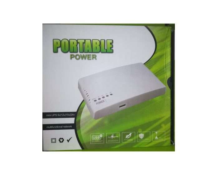 Portable Power Mini UPS 8800mAh- Output 9121524 Volt (Picture May Vary)